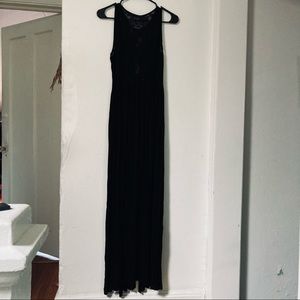Black Maxi Dress with side slits
